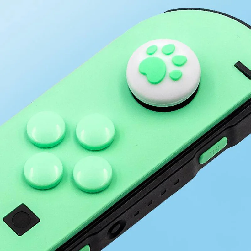 DIY Prepínač Joycon Tlačidlá Nálepka Pre Nintendo Prepínač Radosť-con Ovládač pre Nintend Prepínač Lite Nálepky + Ovládač Mačka Packa
