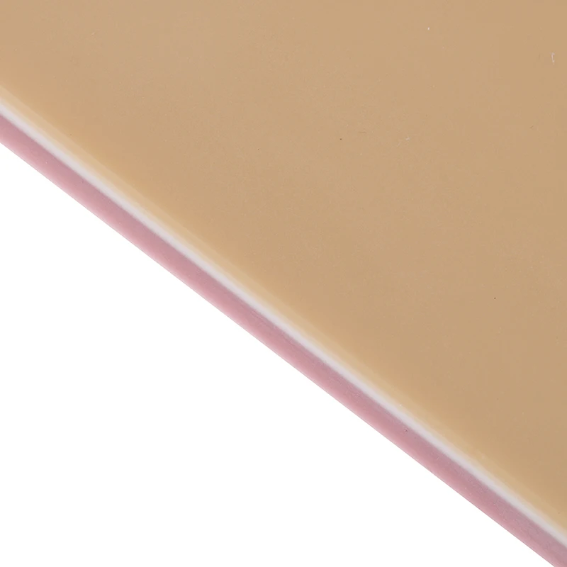 DIY Silikónový materiál na zošívanie Praxi Pokožky Stehov Model Chirurgické Incízie Tréningový Pad Študent Model Pad
