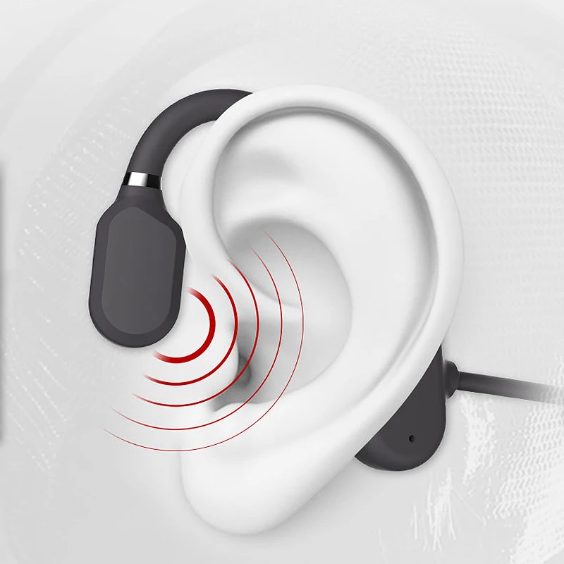 DYY-1 Športové Bezdrôtové Bluetooth Slúchadlá Binaural Externé Vodotesné Slúchadlá Ear Visí Vzduch Sprievodca Dlhý Pohotovostný