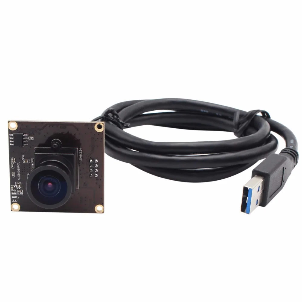 ELP Nový Sony IMX 291 1080P formáte mjpeg YUY2 50fps USB 3.0 Farba Priemyselné Kamery Modul kompatibilný s UVC a USB 3.0 vízia