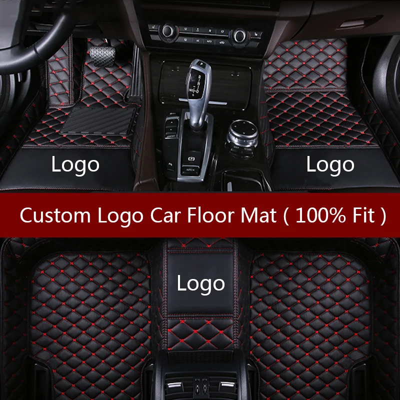 Flash mat 2 seat logo auta podlahové rohože fit 98% model Toyota Lada Renault, Kia Volkswage Honda, BMW BENZ príslušenstvo nohy podložky