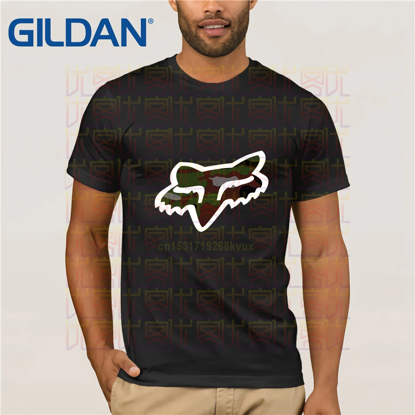Fox Mtb Ranger Cntr Mens T-shirt - Black Všetkých Veľkostí Mens 2019 módnej Značky T Shirt O-Neck T-Shirt Topy Čaj