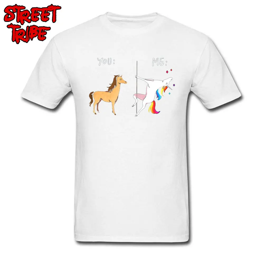 Funny T-shirt Úžasné pánske Tričká Mi Jednorožec Si Koňa Tričko Hip Hop pole Tanec pre Dospelých Tričko Veľkoobchod Ulici Topy Tees
