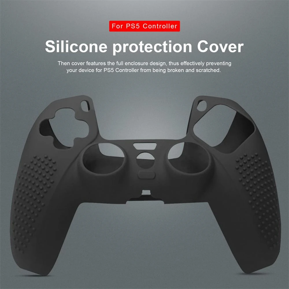 Gamepad Silikónový protišmykový Ochranný Vhodné Pre Playstation5 Príslušenstvo PS5 Radič nešmykľavý Kryt Svetla thumb Spp