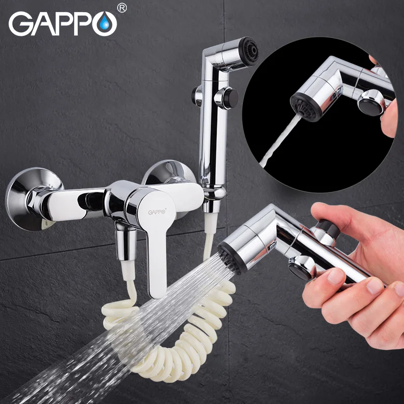 Gappo sprchové batérie, bidet ručné sprchy Kúpeľňa bidetová sprcha nastaviť Sprchové batérie, wc bidet Mosadz wall mount vaňa ťuknite na položku zmiešavač
