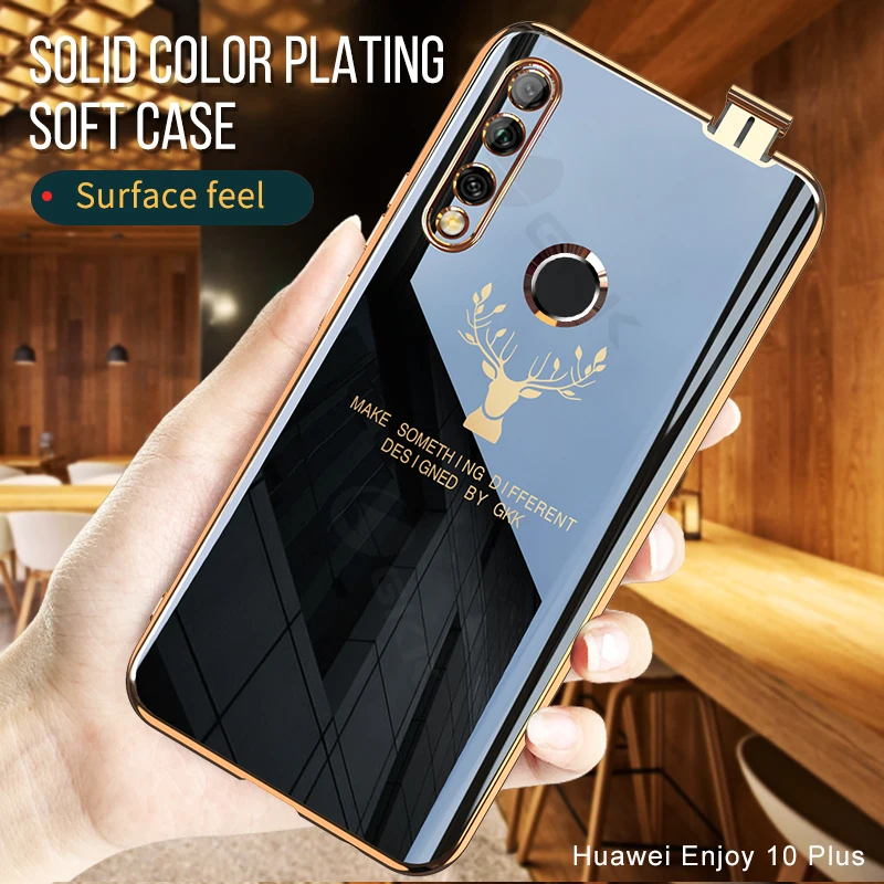 GKK Prípade Huawei Honor 9X P Smart Z Y9 Prime 2019 Prípade Luxusné Lode Vzor Proti klepaniu Mäkký Kryt Na Huawei Honor 9X Prípadoch