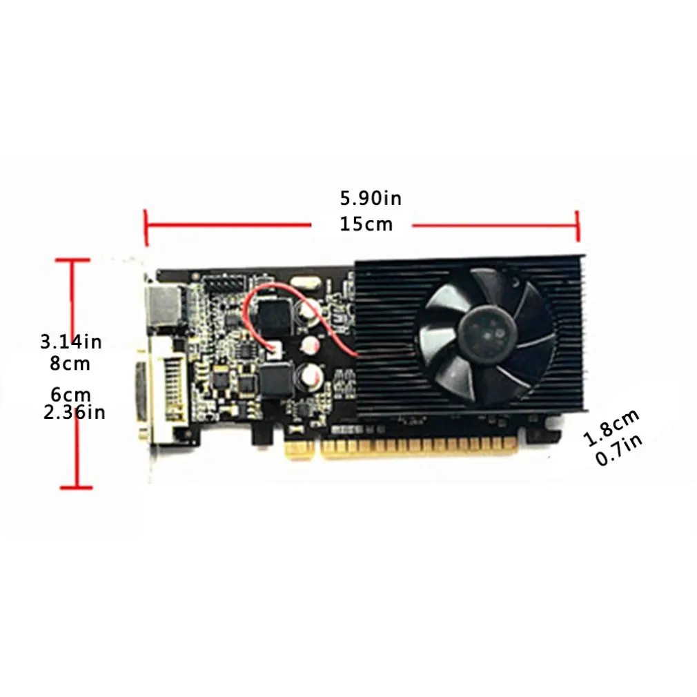 GT730 2GB Grafická Karta 64Bit GDDR3 GT 730 2G D3 Hry Video Kariet NVIDIA GeforceHDMI Dvi VGA grafická Karta