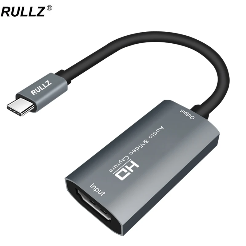 HD 1080P 4K kompatibilný s HDMI Typu C digitalizačné Karty, USB 2.0 Video Grabber pre PS4 PS5 XBOX Hry Nahrávanie PC Živé Vysielanie