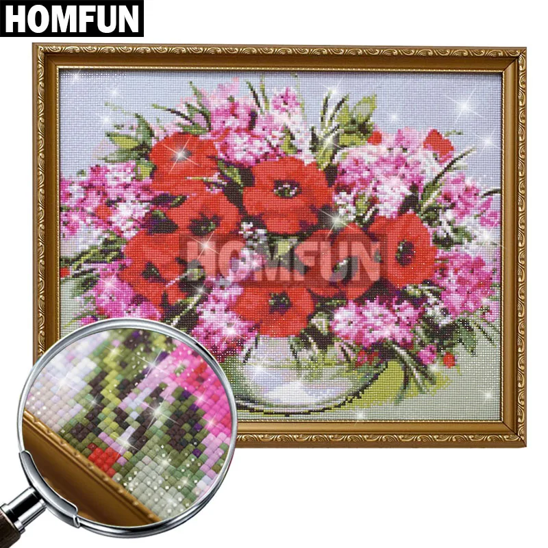 HOMFUN 5D Diy Diamond Maľovanie Cross Stitch 