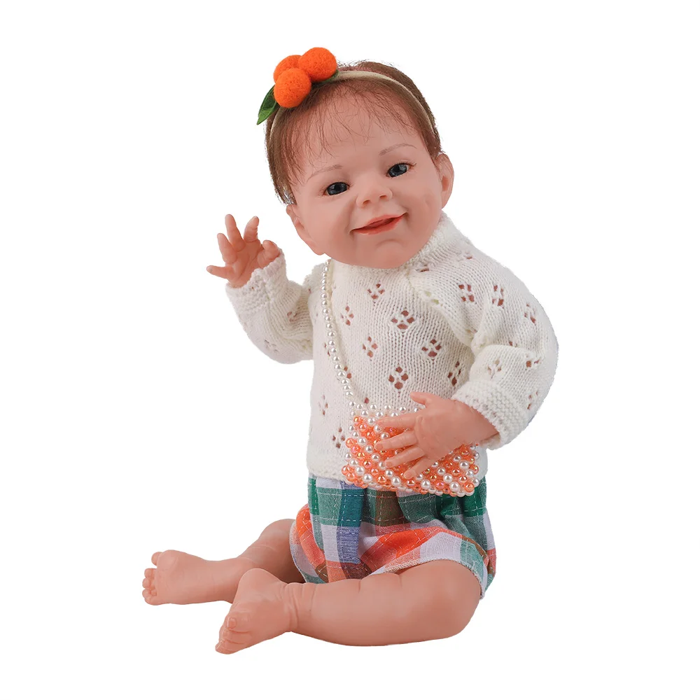 Hoomai Ručné prebudení dieťa reborn bábiky s mäkké silikónové telo Pre Deti Prázdninový darček Bábiky Baby