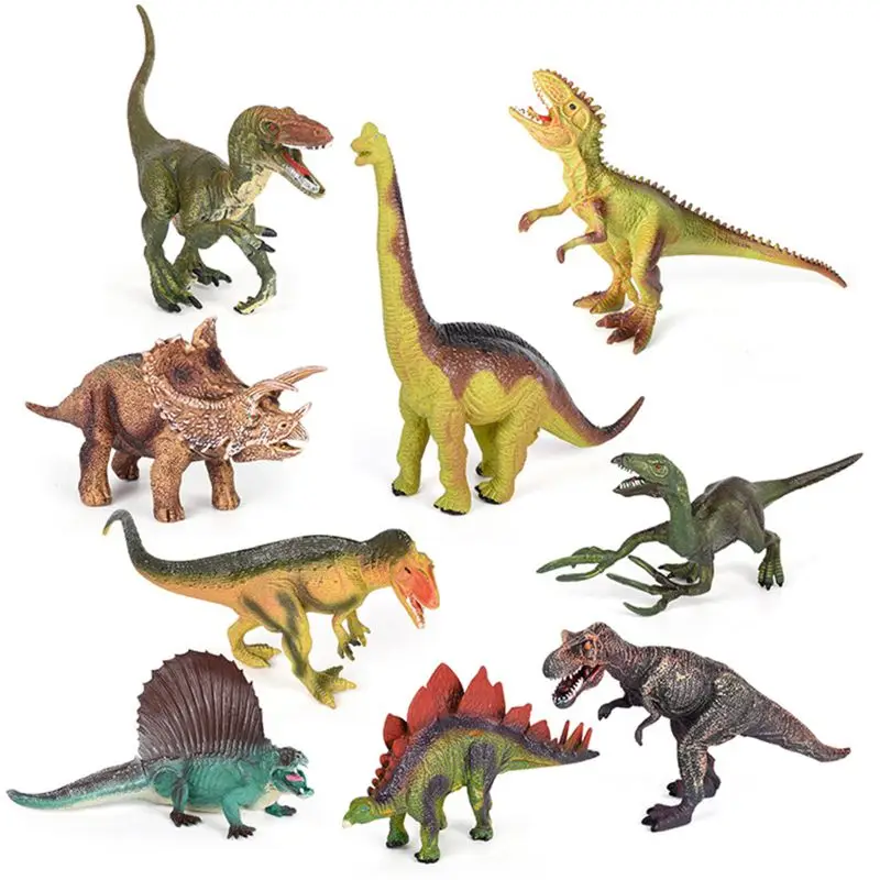 Hračka Dinosaur Obrázok w/ Činnosť Hrať Mat & Stromy, Vzdelávacie Realistické Dinosaura Playset Vytvoriť Dino Sveta, Vrátane T-Rex,