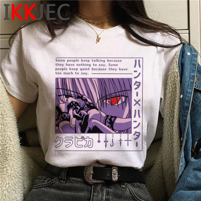 Hunter X Hunter Anime T Shirt Top Tee Killua Zoldyck Diabol Oko Kurapika Topy Krátky Rukáv T-shirt Bežné Mužov Tričko Oblečenie Muž