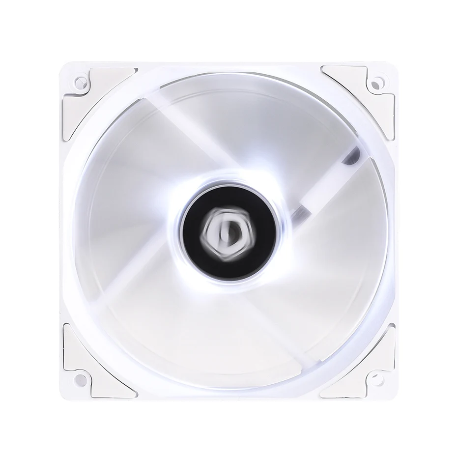 ID CHLADENIE-XF-12025-SW 120mm Prípade ventilátor CPU Chladič Vzduchu Vodné Chladenie Nahrádza Fanúšikov Všetkých biely dizajn PWM LED biele svetlo