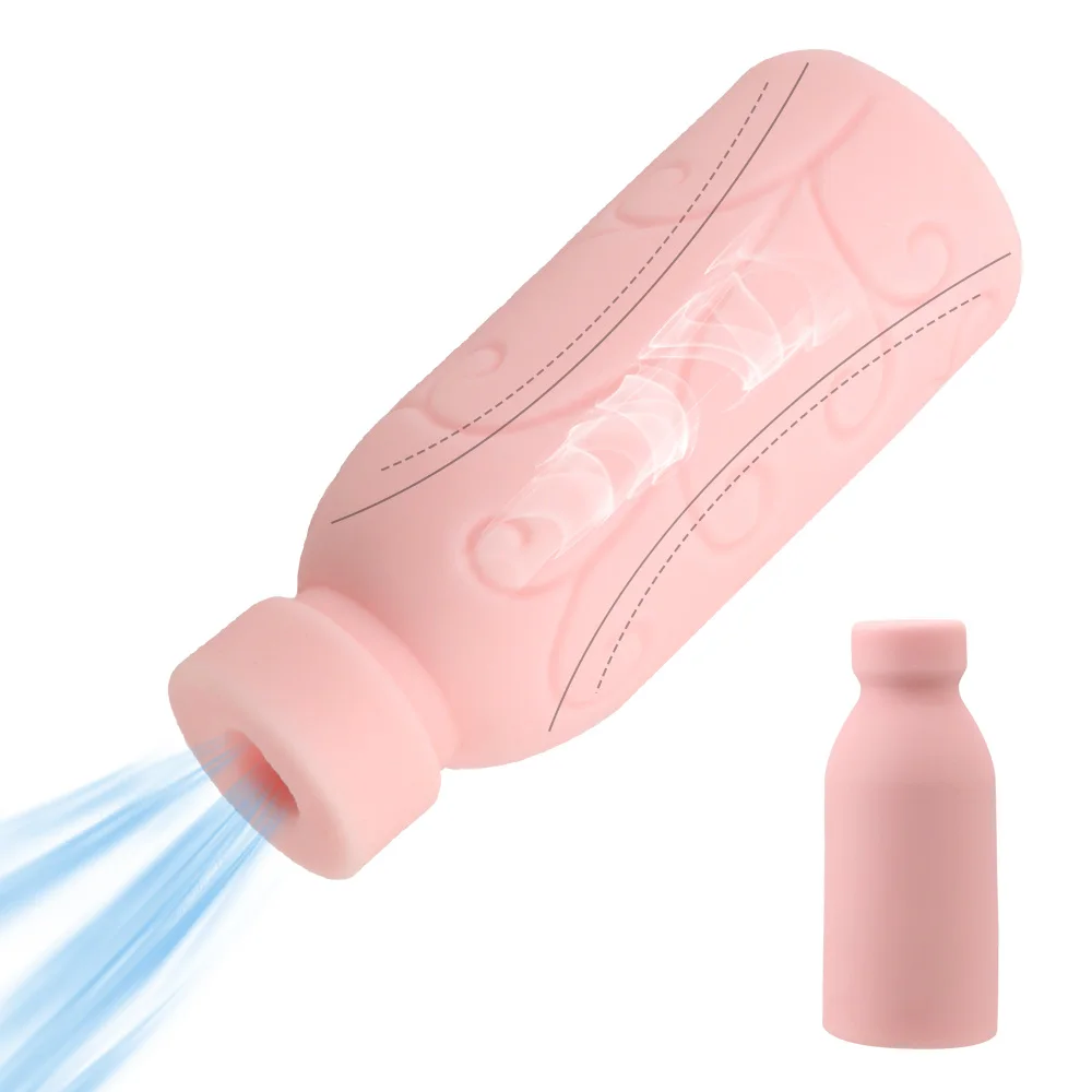IKOKY 3D Umelé Vagíny Fľaša Tvar Sexuálne Hračky pre Mužov Muž Masturbácia Pohár Ústne Fajčenie Erotické
