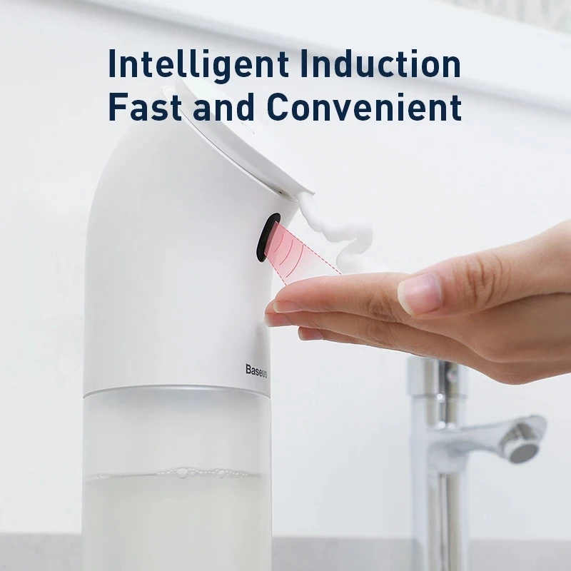 Inteligentný Automatický Dávkovač Tekutého Mydla Indukčné Foaming Na Umývanie Rúk Čistí Zariadenia Pre Kuchyne, Kúpeľňa (Bez Tekuté)