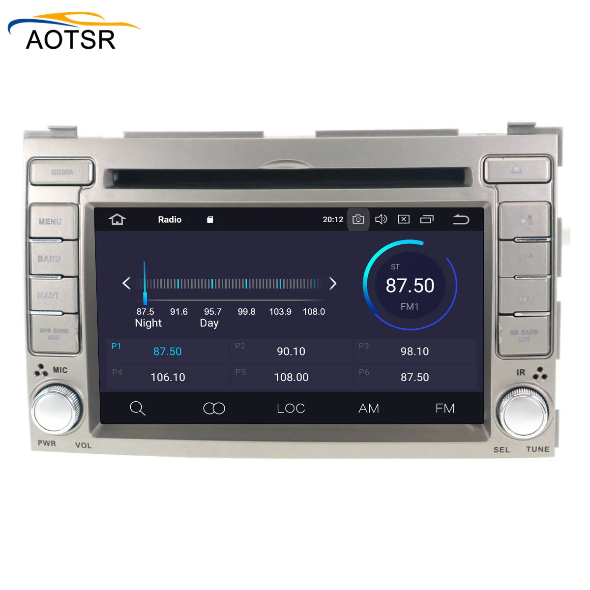 IPS Displej Android 9.0 Auto multimediálne dvd prehrávač Hyundai I20 2008 - 2013 GPS Navigácie rádio auto stereo 4+32 G BT vedúci jednotky