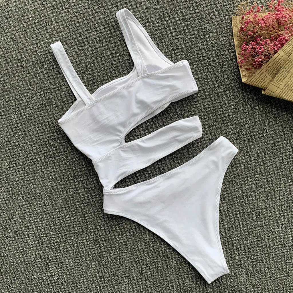JAYCOSIN Žien Pevné jednodielne Plavky, Bikiny, Plavky, Plážové oblečenie Slim Tri Časti Sexy Pláž, Bikiny 2019 Mujer