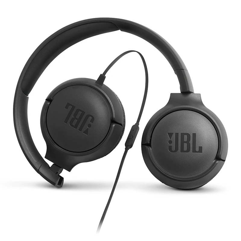 JBL T500 Káblové Pure Bass, výstup pre Slúchadlá Športové Hry Telocvični Slúchadlá Skladacie Slúchadlá 1-tlačidlo Diaľkového Svetla s Mikrofónom pre iPhone Android