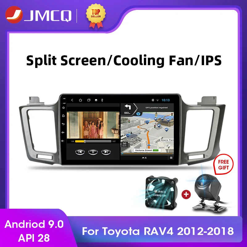 JMCQ Android 9.0 2G+32 G autorádia Multimidia Video Prehrávač, Navigácia GPS Stereo Pre Toyota RAV4 RAV 4 2012-2018 2din Vedúci Jednotky