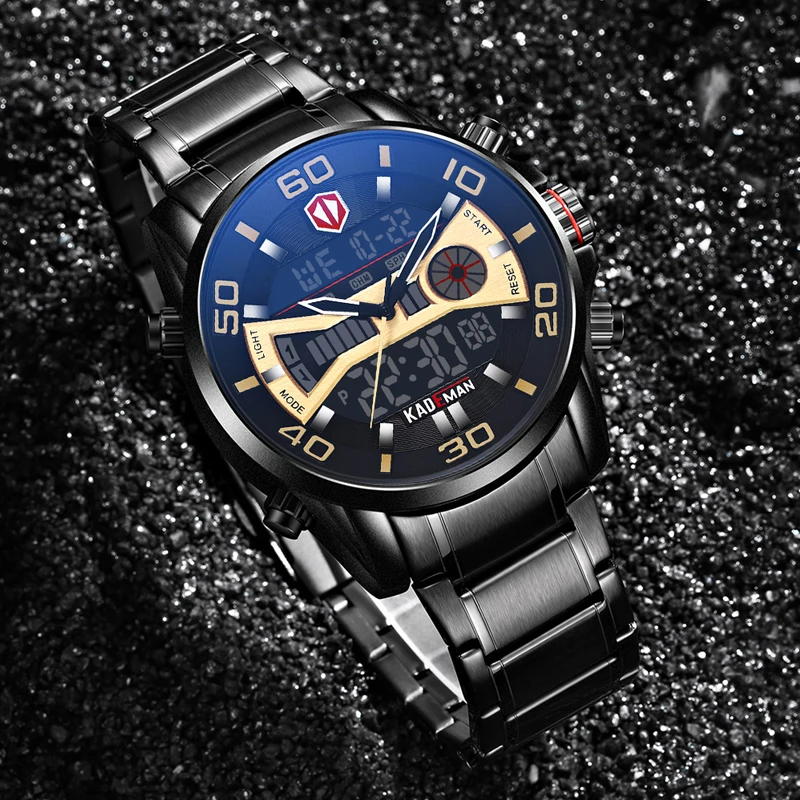 KADEMAN Mužov Sledujte najlepšie Luxusné Značky Športové Hodinky Pánske Náramkové hodinky Chronograf, Dátum Muž Hodiny Relogio Masculino