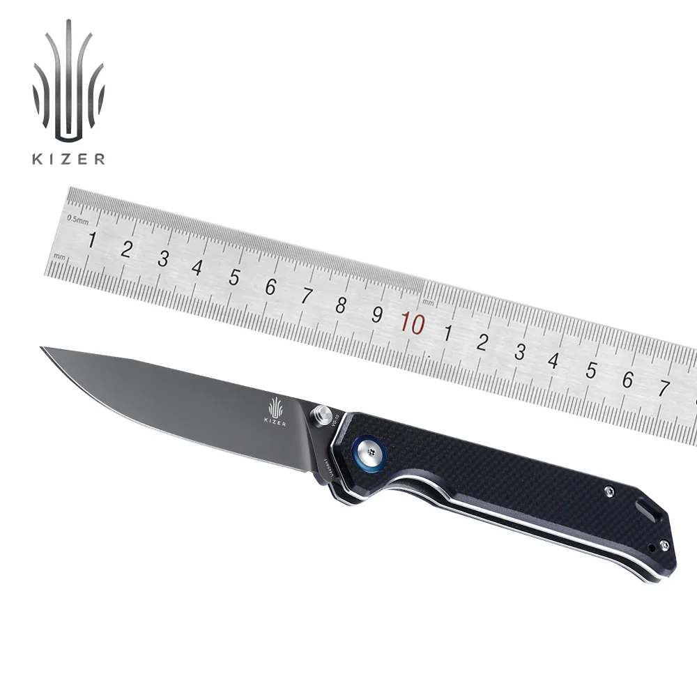 Kizer mini nôž skladacie Begleiter V4458A1 vonkajšie malý nôž pre lov multifunkčné prežitie nástroje