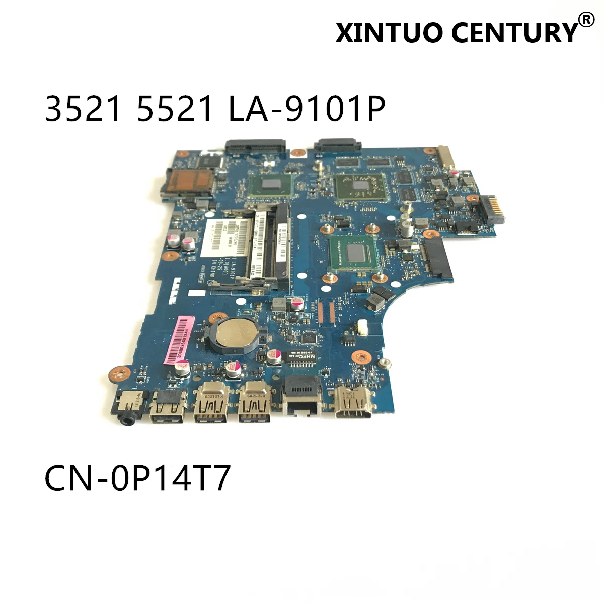 KN-0P14T7 P14T7 LA-9101P Notebook základná doska PRE DELL INSPIRON 3521 5521 W/ SR0XL I5-3337U HD 8730M 2GB testované práca