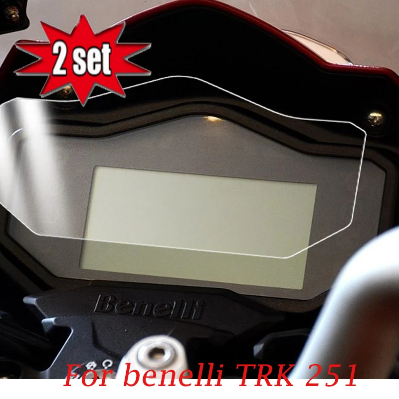 Kodaskin Motocykel TPU Panel obrazovky Ochrana Prístroja Pre BENELLI TRK251 trk 251