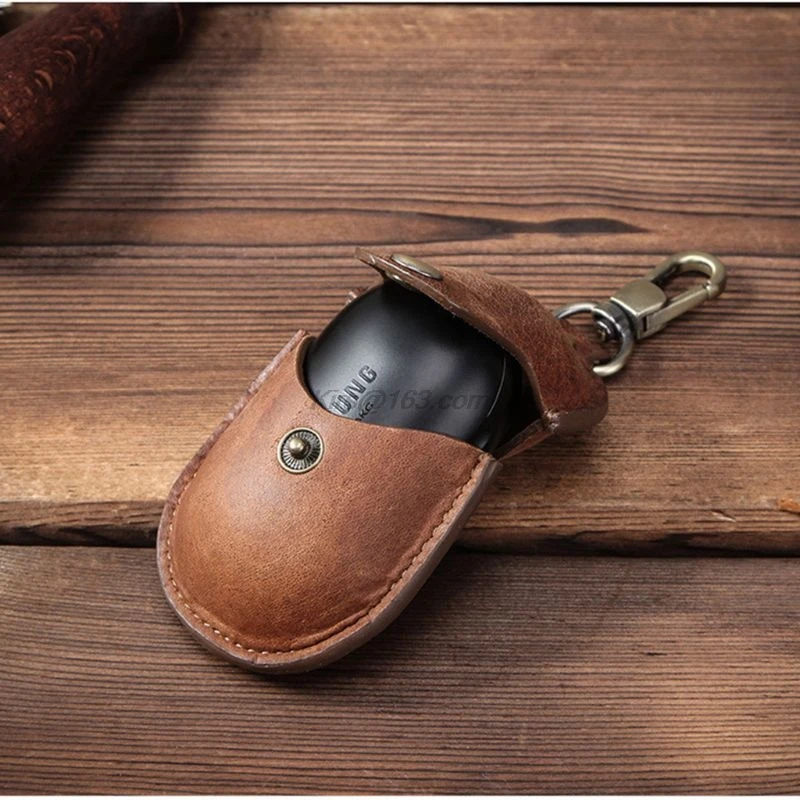 Kožené Ochranné puzdro s Kľúčom pre Samsung Galaxy Puky Slúchadlá