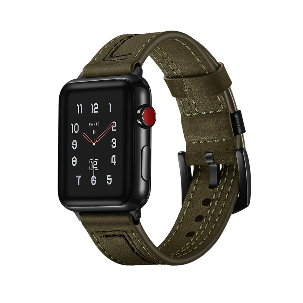 Kožený Remienok Pre apple hodinky 6 kapela 44 mm 40 mm iwatch kapela 42mm 38mm correa watchband pás náramok pre apple hodinky 5 4 3 2 SE