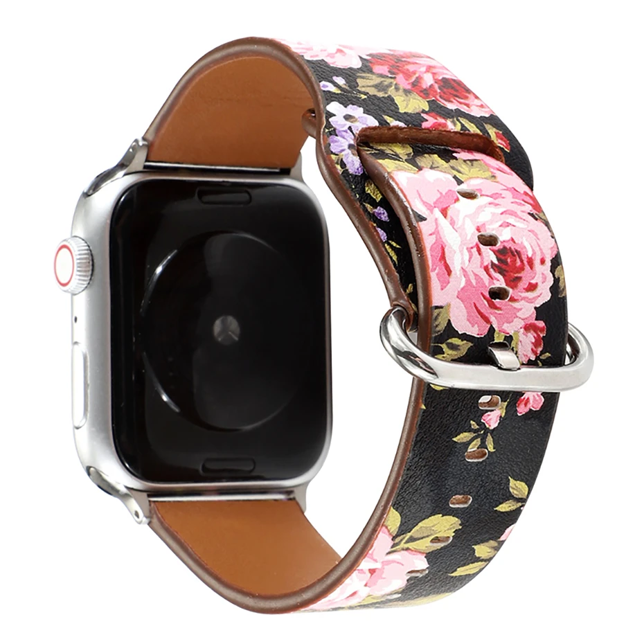 Kožený remienok watchband pre apple hodinky 5 kapela 44 mm 40 mm 42mm iwatch Series 5 4 3 2 1 Príslušenstvo slučky náramok Nahradenie 38mm