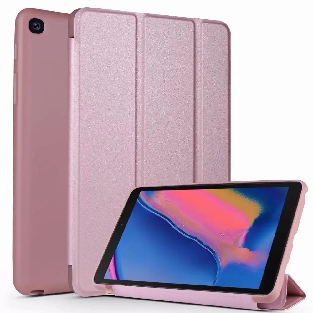 Kryt Stojan Fashon trojnásobne TPU Tablet Ochranný obal pre Samsung Galaxy Tab Pokožky 8.0 Palcový 2019 P200 P205 Prípade Coque+pero