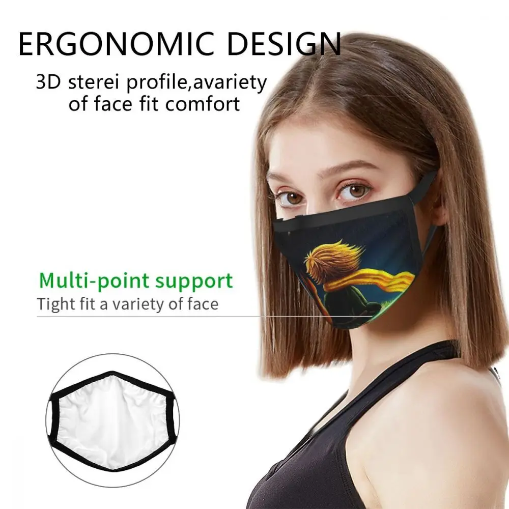 Krásne Nebo Zimné Textílie Maska Dizajnér Malý Princ O Živote a Ľudskej Prirodzenosti Lavable Masque
