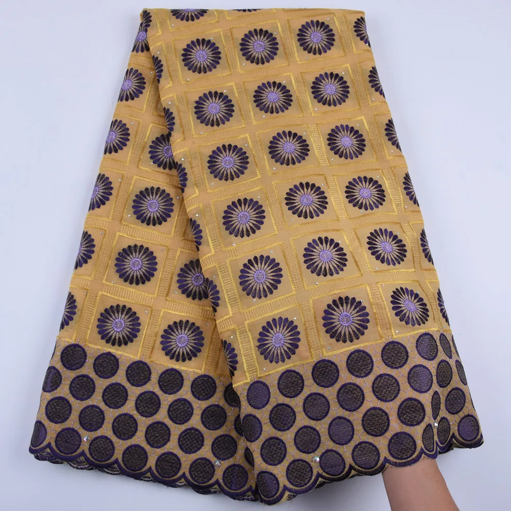 Kráľovská Modrá Swiss Voile Čipky Vo Švajčiarsku Vysokej Kvality Afriky Čipky Textílie Embroiderey Nigérijský Čipky Textílie Na Odev A1682