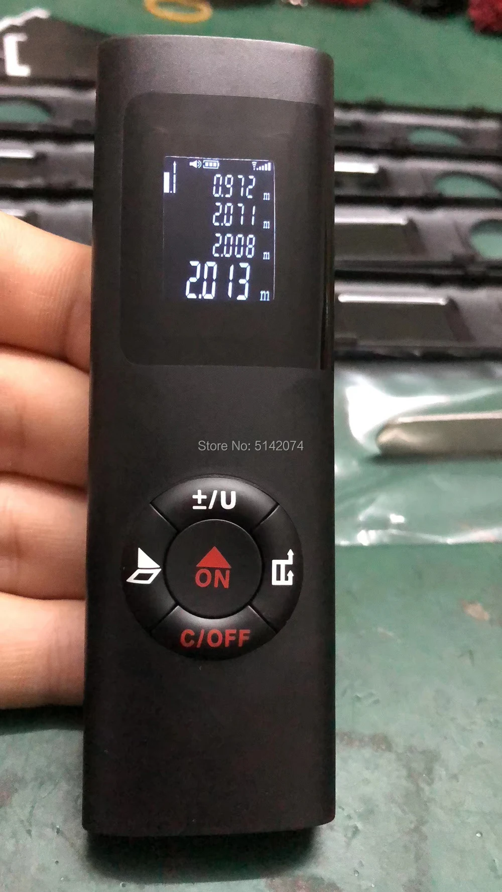 Laserový merač vzdialenosti 40M Smart Digitálny Rozsah Prenosné USB Nabíjanie Diaľkomer Mini Ručné Meranie Vzdialenosti Meter