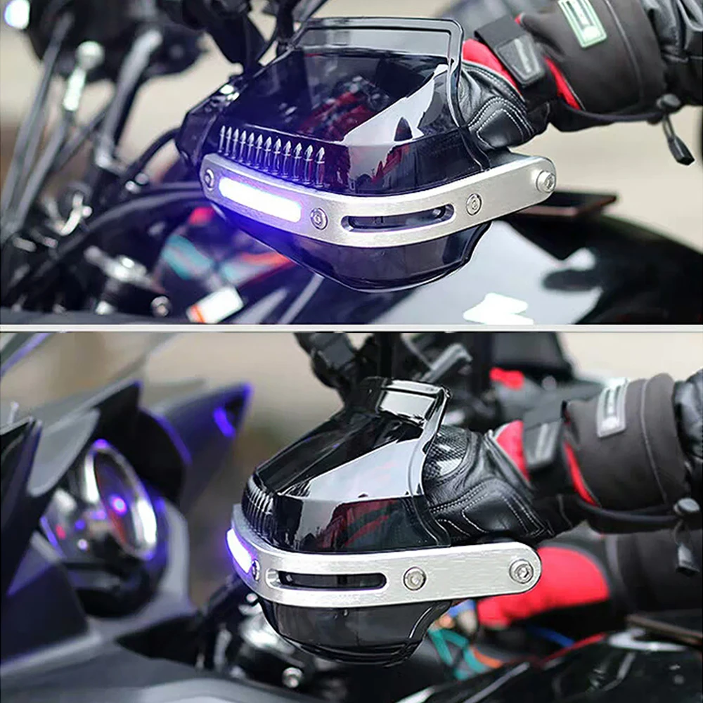 LED Motocross Handguard Motocykel Strane Stráže Pre yamaha blaster virago 535 fz25 nmax 155 xvs 650 r1 2004 drag star 1100