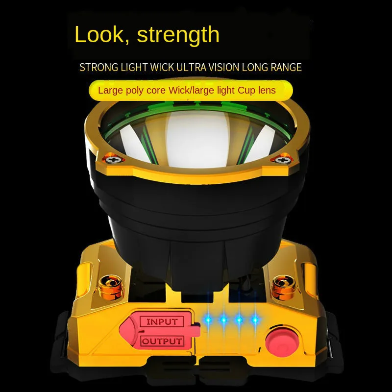 LED Svetlomet Vysokú svetelnú Dlhý Záber Nabíjateľná Nepremokavé Super Svetlé Noc LightMine Lampy Vonkajšie Domácnosti Baterka