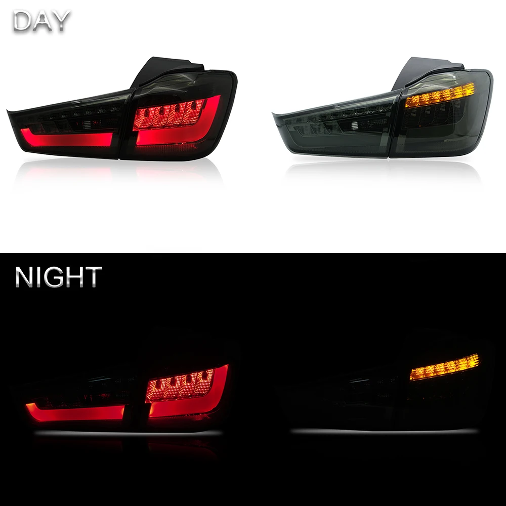 LED zadné svetlá, Montáž na Mitsubishi ASX/Outlander Športové 2012-UP s Zase Signál Zadnej strane 2Colors Červená/Údené Auto Príslušenstvo