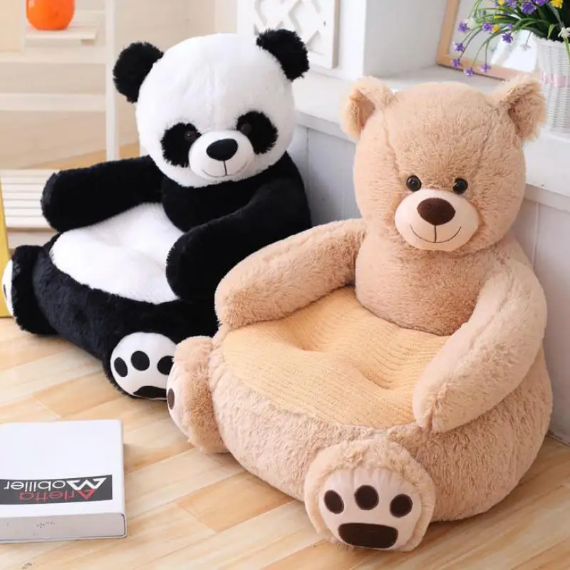 (Len Gauč Kryt)Cartoon Deti, Plyšové Sedačky Sedačka Pohodlné Zvierat Medveď Panda Dieťa Prenosné Stoličky, Gauč Darčeky pre Deti