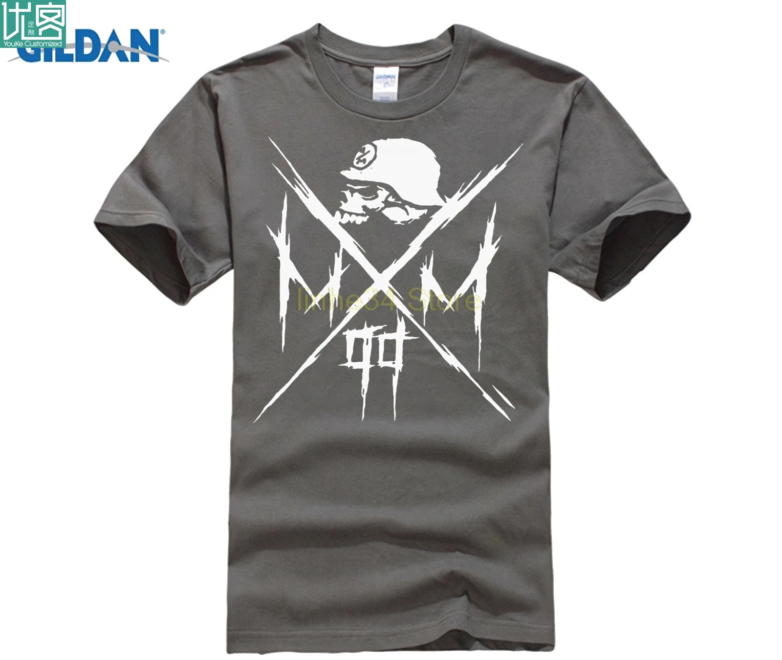 Letné Nový High-End Mužov Značky T-Shirt Metal Mulisha Klobúky Módne Slim Tlač Tričko Plus Veľkosť-Krátke Rukávy Tričko