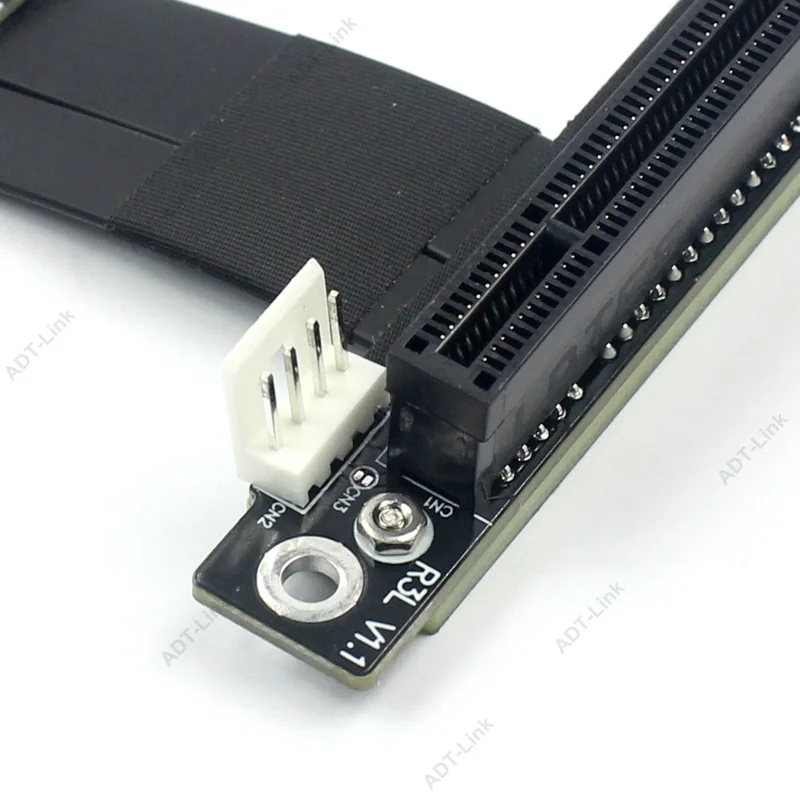 M. 2 NVMe M Kľúčom k PCIe x4 x16 Extender Adaptér 90 ° Uhle Pre STX základnej Dosky, Grafickej Karty Rozšírenie pdo-link