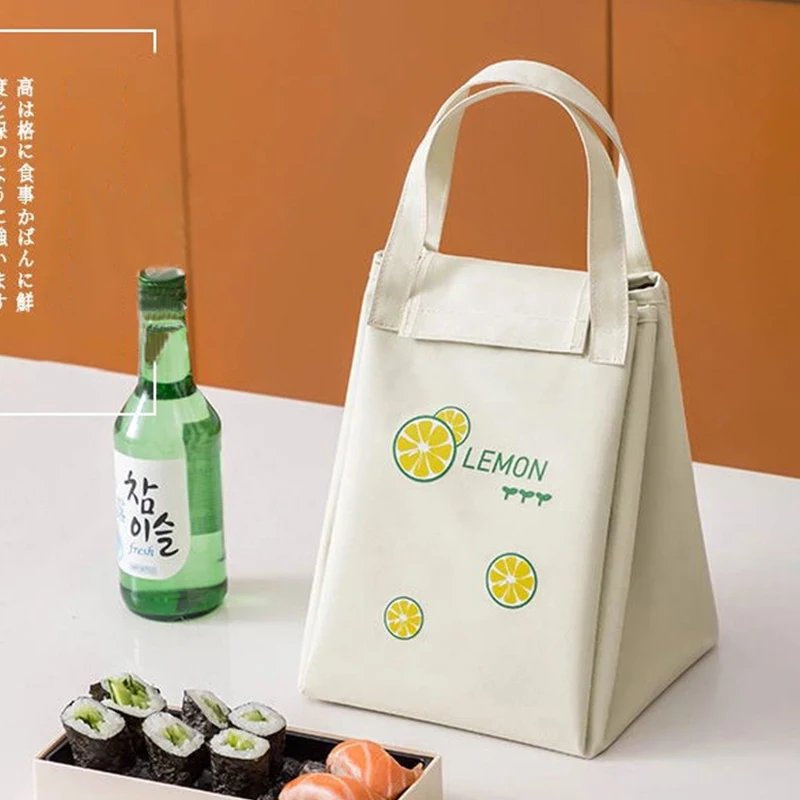 MABULA Skladacia Chladnejšie Obed Taška pre Prácu Piknik Japonský Prenosné Vodotesné Izolované Obed Box