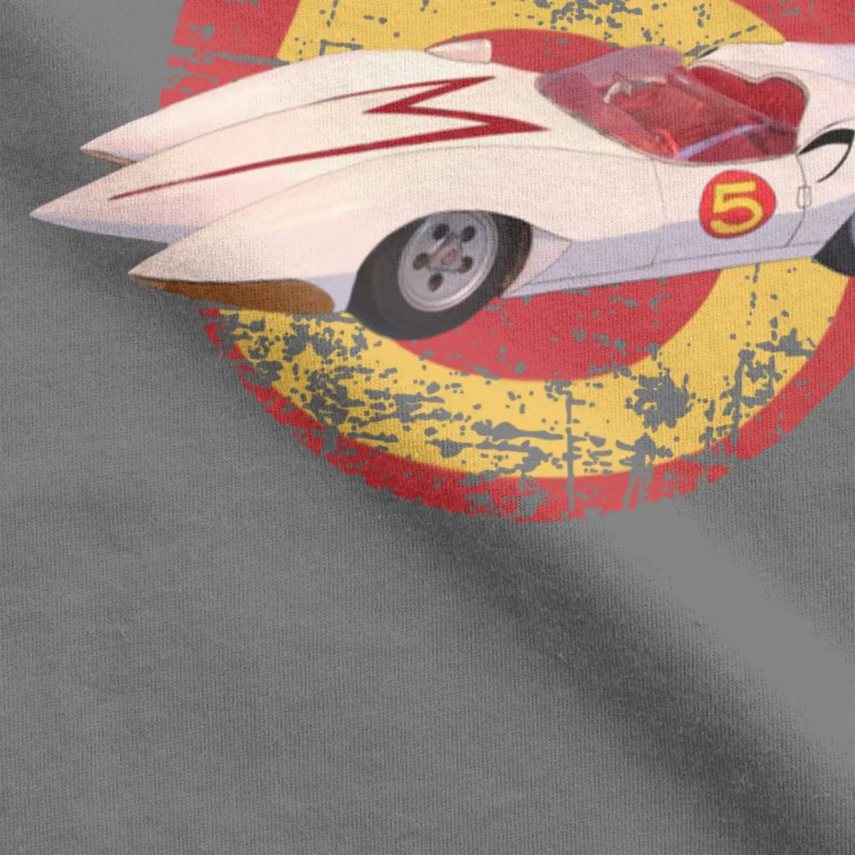 Mach 5 Núdzi T Košele pánske Čistej Bavlny Novinka T-Shirts Speed Racer Anime Tee Tričko Krátky Rukáv Oblečenie Tlačené