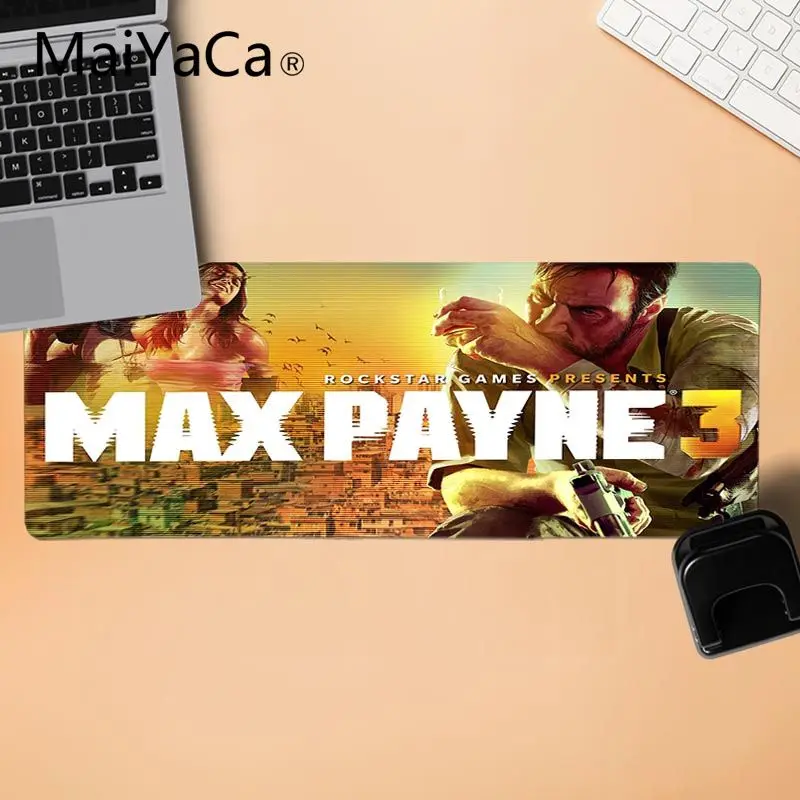 MaiYaCa chlapec darček Max Payne Úrad Myši Hráč Mäkká Podložka pod Myš Odolné Mäkkej Gumy Obdĺžnik Mousemat PC Počítač, Notebook Myší Mat