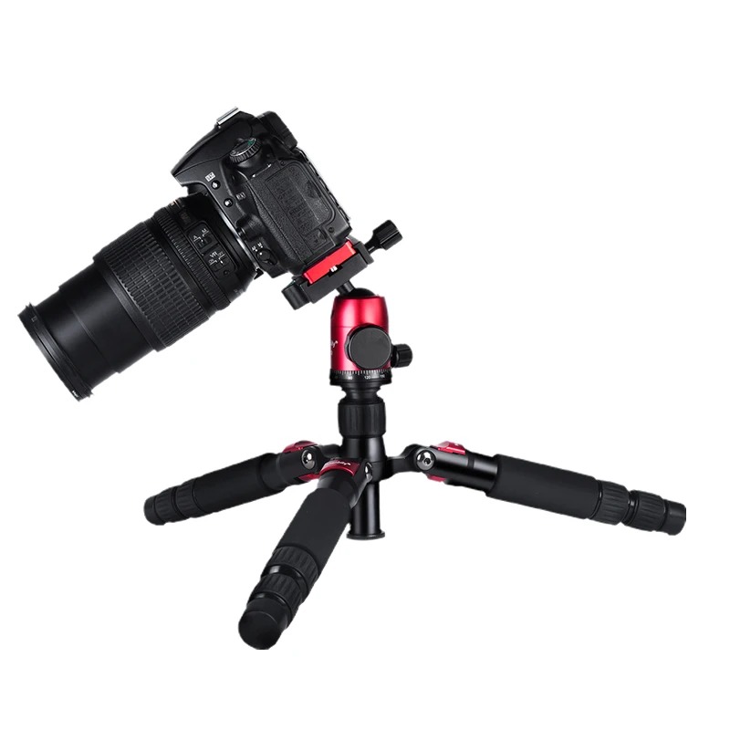 Manbily Ľahký Statív Prenosné Cestovné Stolový Statív makrofotografie Statív s CNC Loptu Hlavou pre Sony, Canon, Nikon