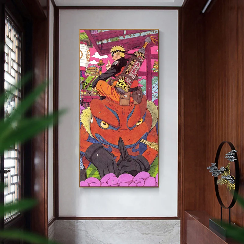 Maľovanie podľa čísel, umenie farba číslo Ručne maľované populárnej anime HOKAGE domov chodby, dekoratívne maľby