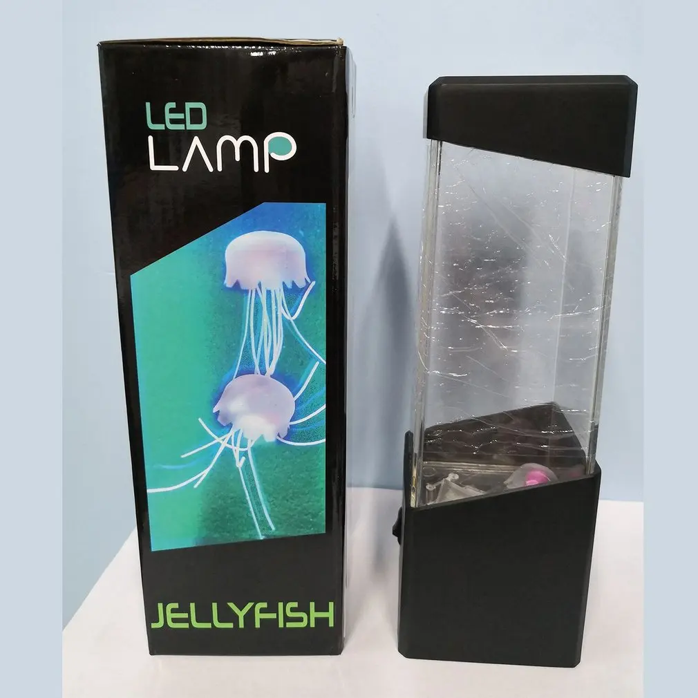 Medúzy Vody Loptu Akvárium Nádrž LED Svetlá na Čítanie Relaxovať Posteli Náladu Svetlo pre Domáce Dekorácie Čarovná Lampa Darček Kvapka loď 2020