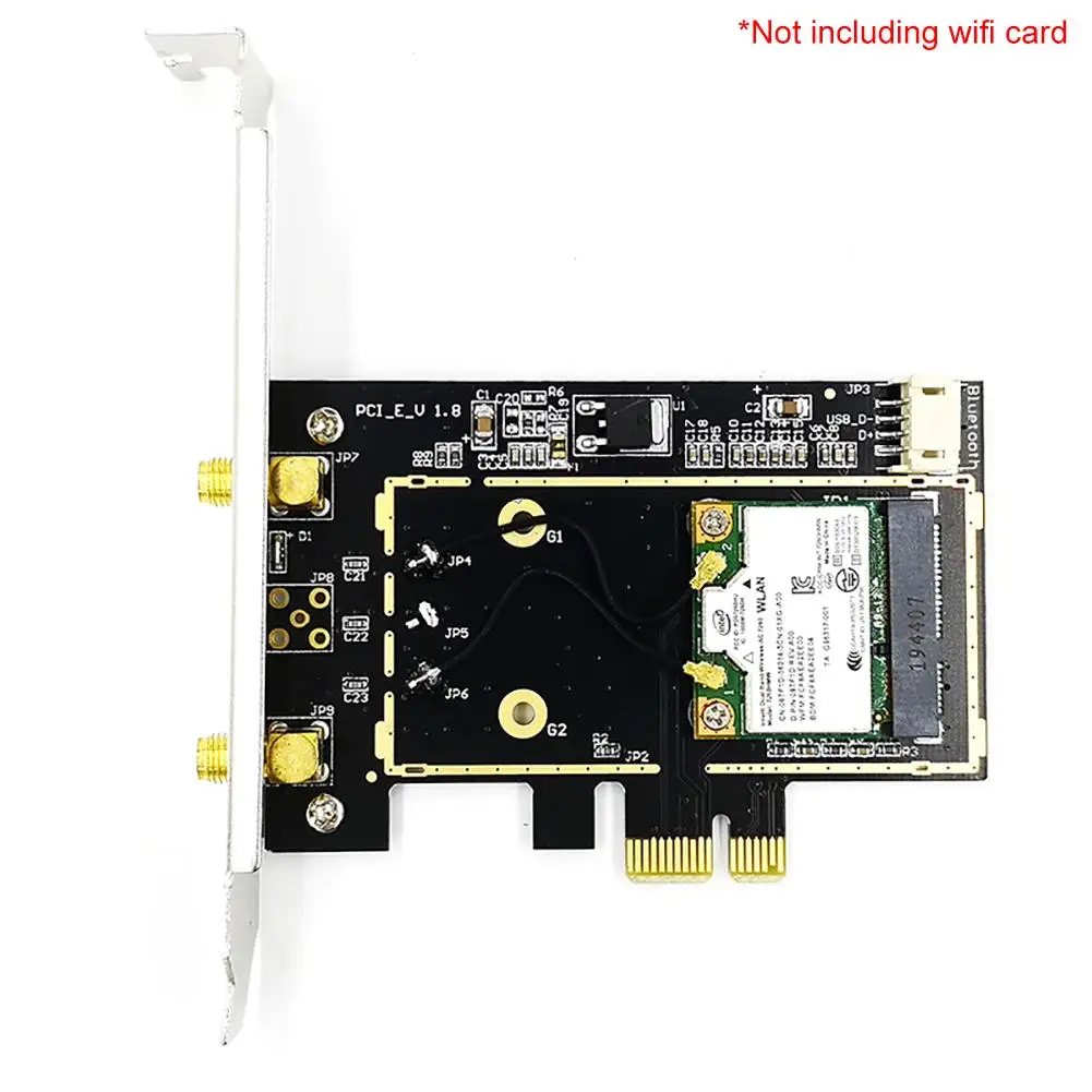 Mini PCIE Pre PCIE Karty WiFi, AC Bezdrôtovej Sieťovej Karty Adaptéra Pre PC Desktop BCM94352 7260AC AR5B22