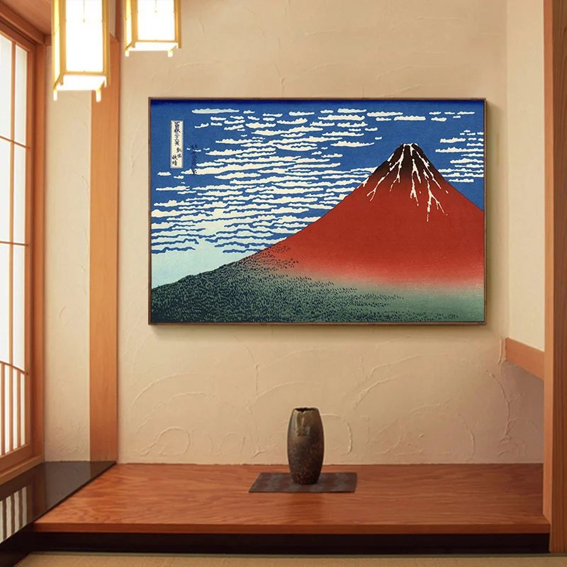 Moderné Umenie Stenu Fugaku Sanjurokkei Krajiny Plátno olejomaľba Plagáty, Obrázky Tlačí na Obývacia Izba Domova Bez Rámu