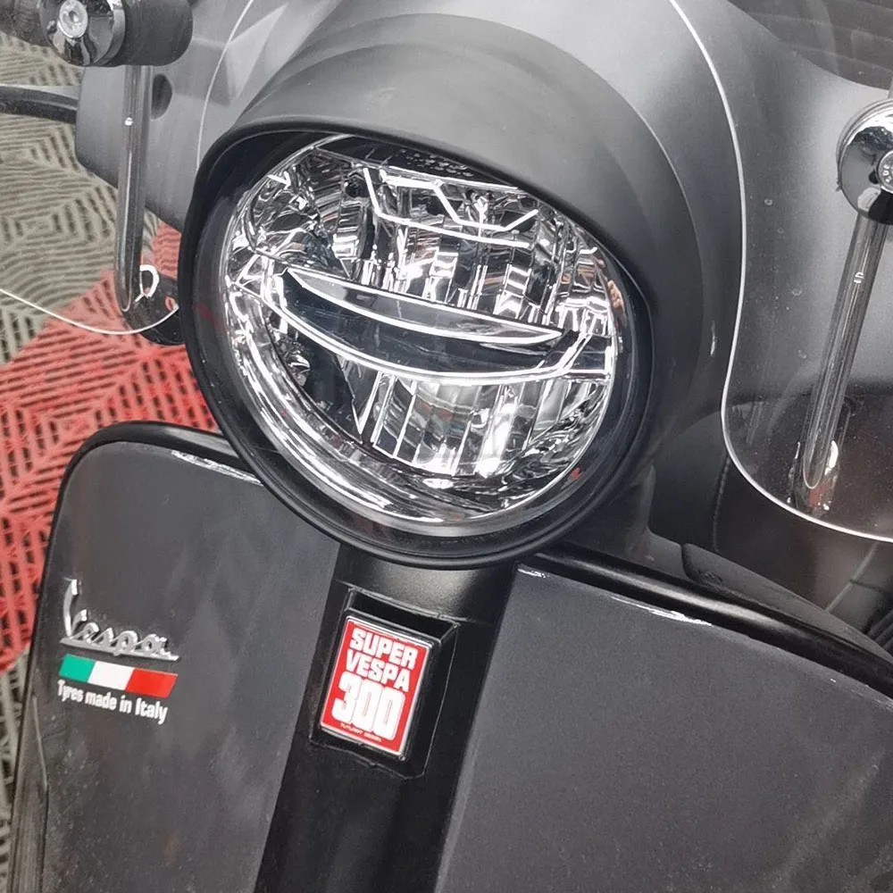 Motocykel Svetlometov Kryt ABS s Svetlo Blokovanie Okraj Čierny pre Vespa GTS 250 300 2018 2019 2020