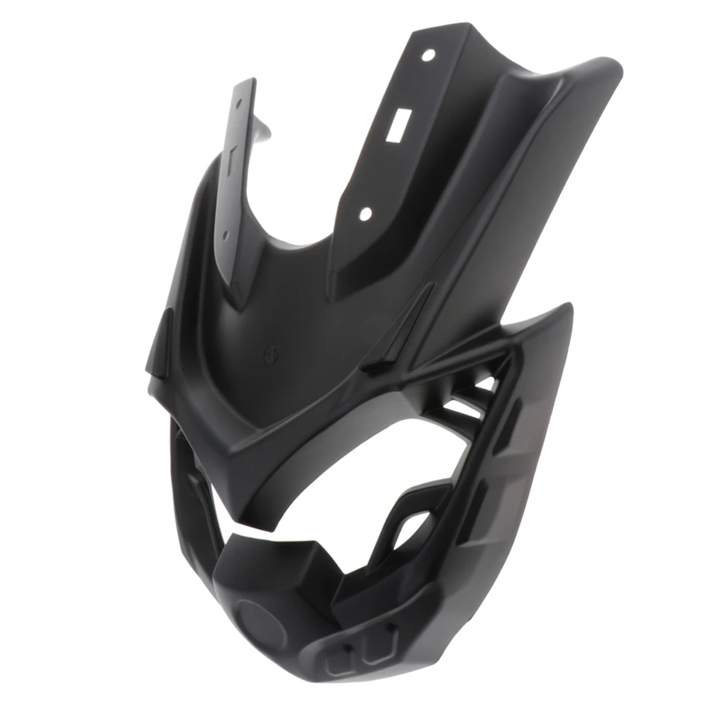 Motocykel Svetlometu Kapotáže Maska, Predný Panel Kryt Chránič pre Yamaha NMax 125 155 2018 (Black)